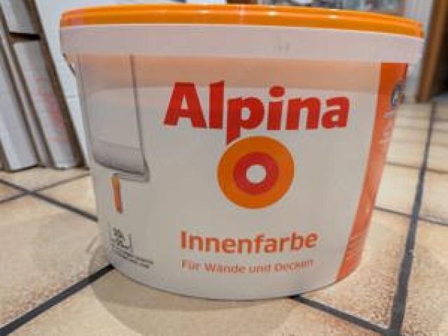 Alpina Innenfarbe, weiß, 2 x 10 l - 1