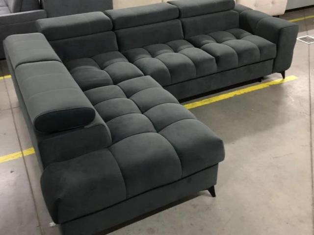 Ecksofa mit Schlaffunktion   Sofa   Couch   Wohnzimmer - 1